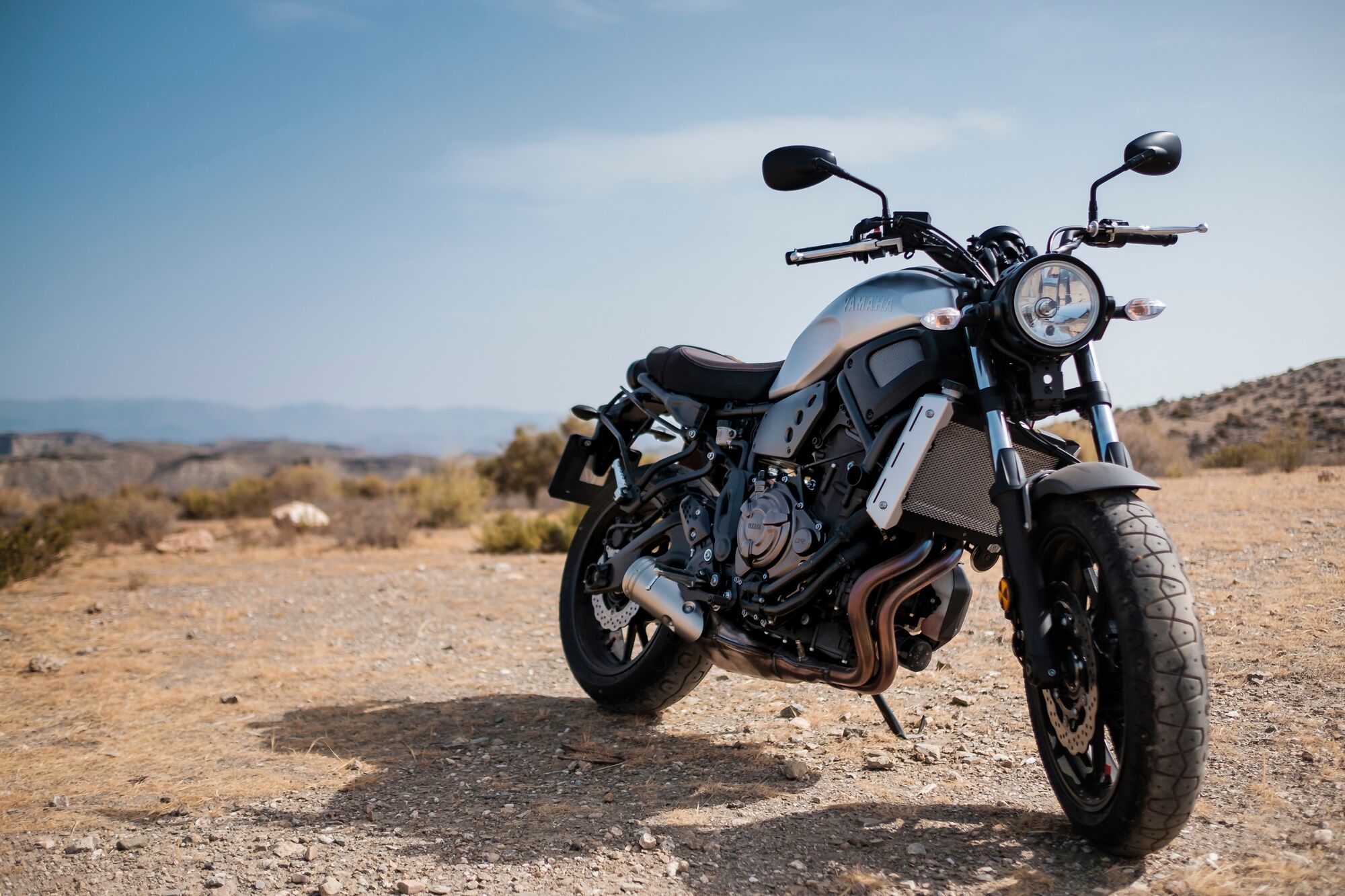 silver and black motorcycle
