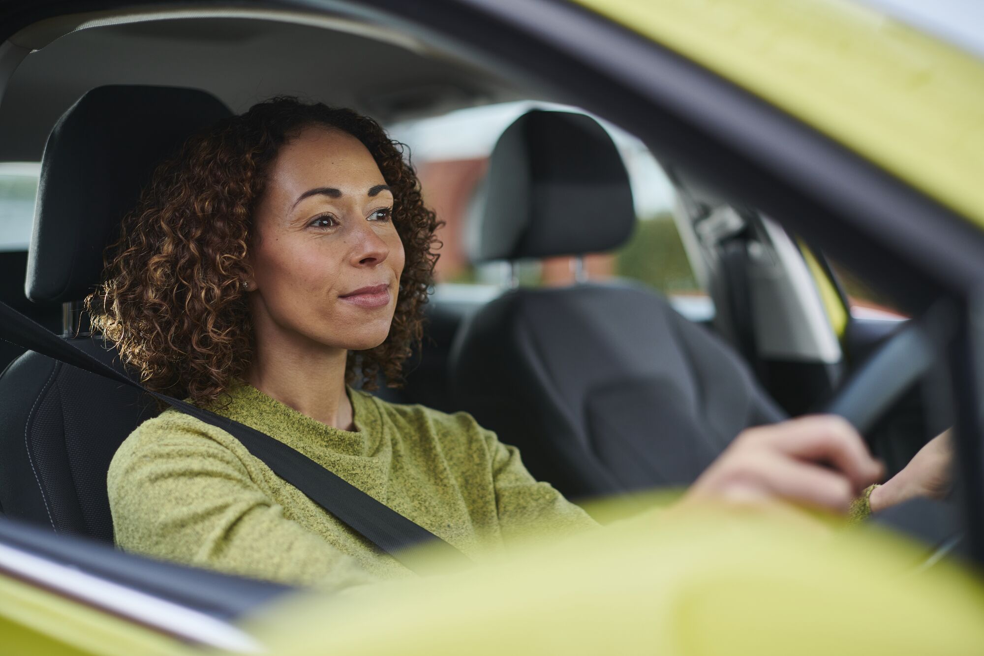 happy driver